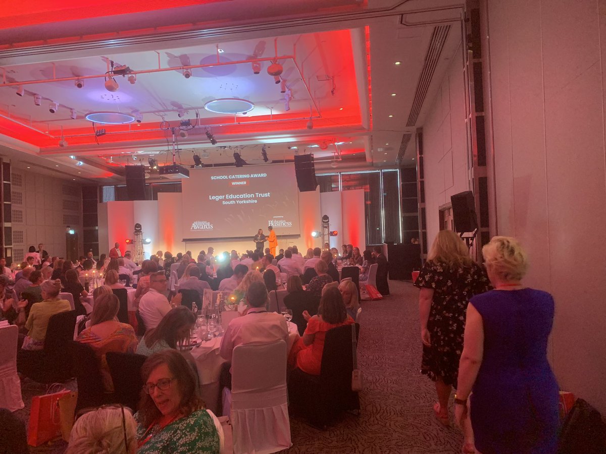Drumroll, please! We're delighted to announce the winner of the School Catering Award is <a href="/LegerEdTrust/">Leger Education Trust</a>! Kudos to the dedicated team for providing outstanding meals that fuel young minds. 🍎🏆 #SchoolCatering