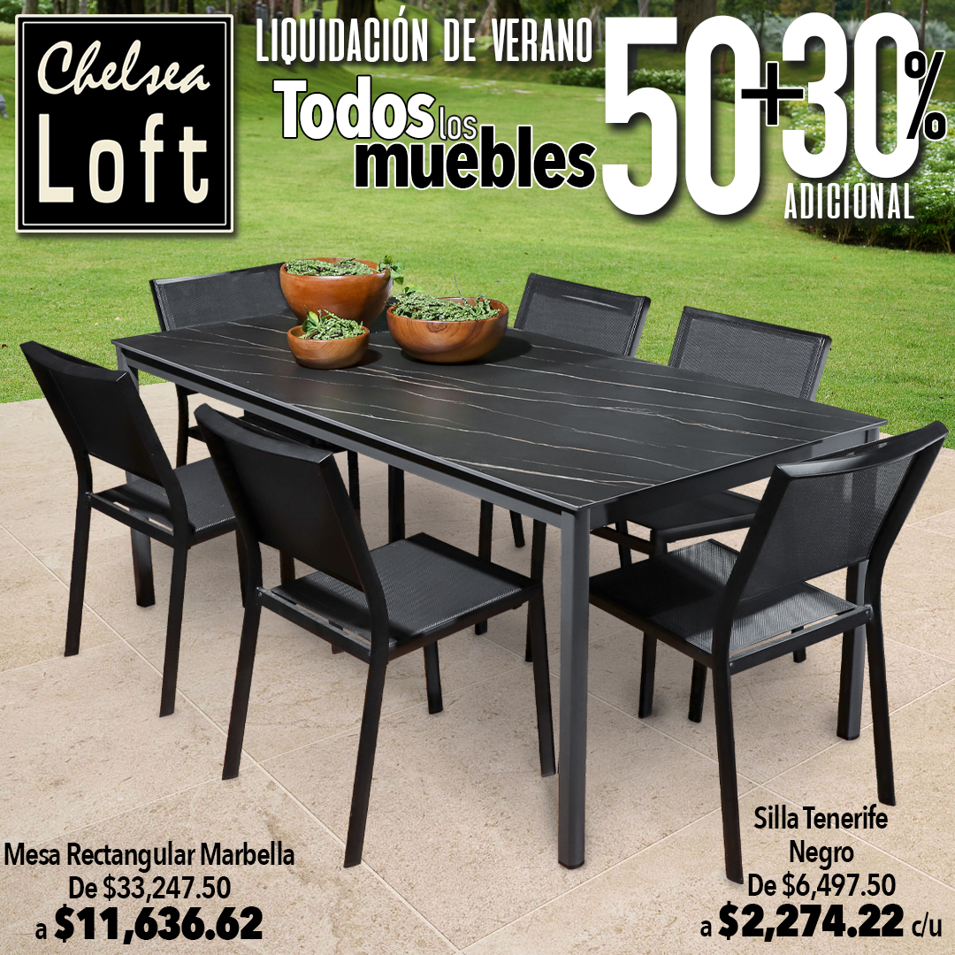 chelsealoft's tweet photo. Hermosa Mesa Rectangular Marbella de Acero Antracita y cubierta de vidrio con acabado cerámico 😍 que puedes combinar con las Sillas Tenerife Negro para crear un original comedor . Encuéntralas aquí 👉https://t.co/uw2S2XEqoA; https://t.co/iB74ONvDjG
#Chelsealoft #MueblesDeJardín https://t.co/Y5fqJPNovq
