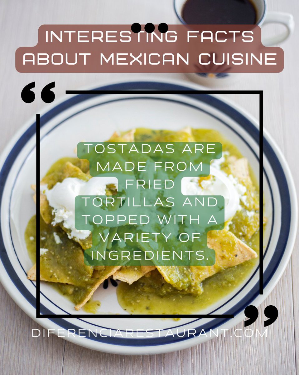 Tostadas are made from fried tortillas and topped with a variety of ingredients.
.
.
.
#ipn #chuerna #mexicanculture #chathamnj #newbritainct #ladiferenciact