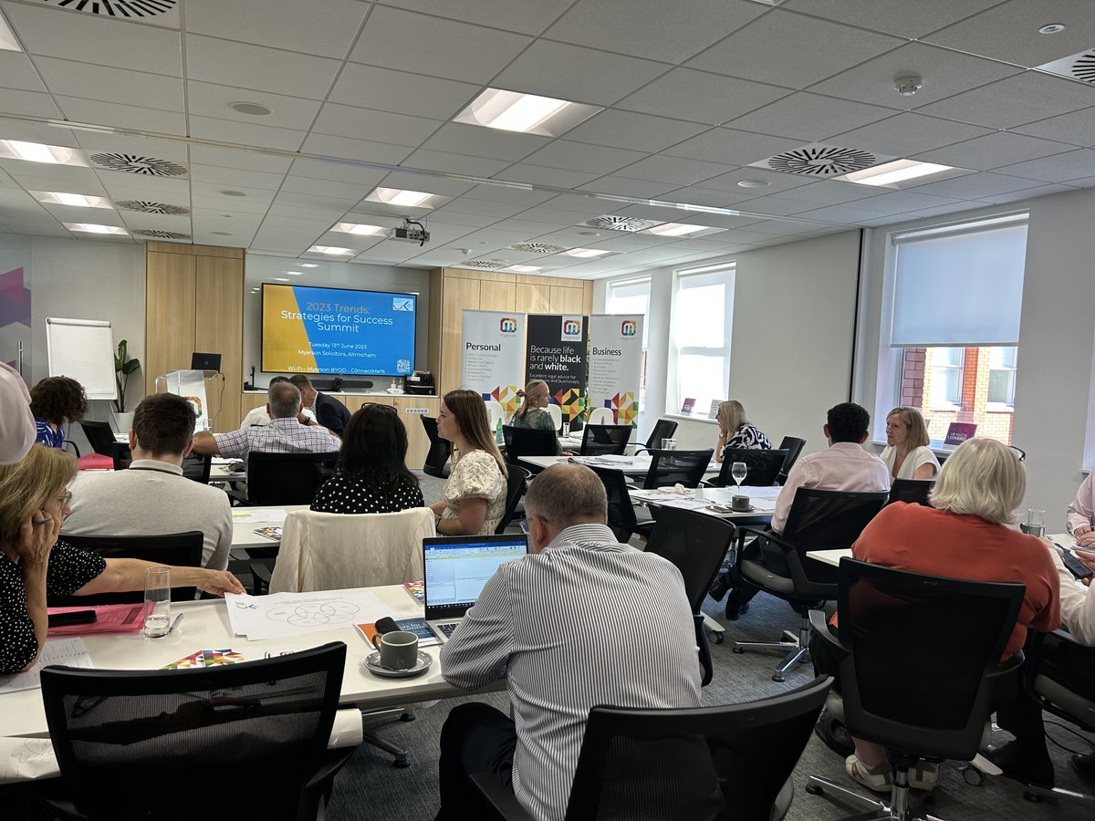 myersonlawyers's tweet photo. Yesterday, Myerson was delighted to host the UK200 Group Marketing Summit, with our Marketing and HR team delivering a useful talk on Employee Experience and Client Experience.
Thank you to all the speakers for an informative day!
#UK200 #Marketing #HR #Solicitors https://t.co/R5IDrTXViM