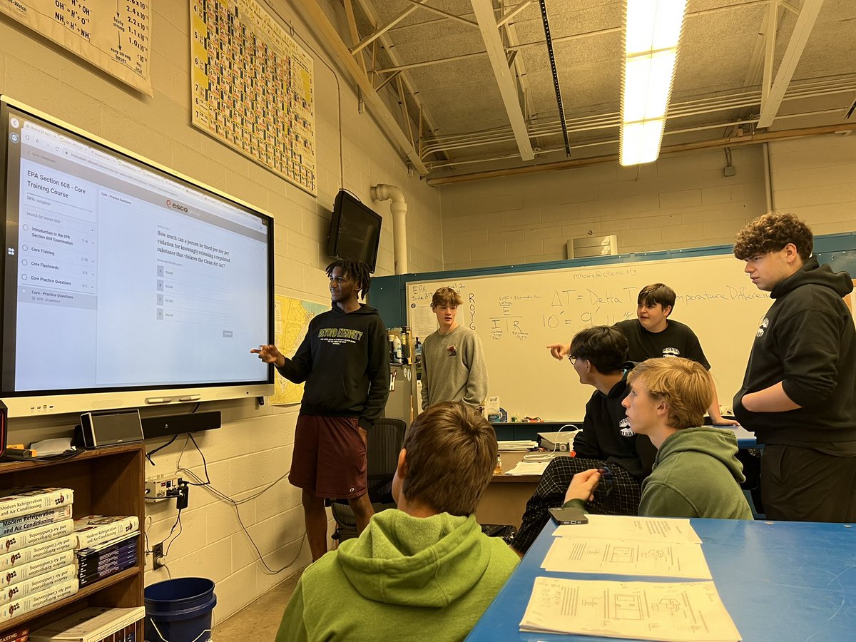 Based on how well they’re doing on the review, HVAC/R is about to crush their EPA exam! <a href="/MsKHarmon/">Kelly Height</a> <a href="/cford/">Dr. Charles R. Ford</a> <a href="/tomevancho/">Tom Evancho</a>