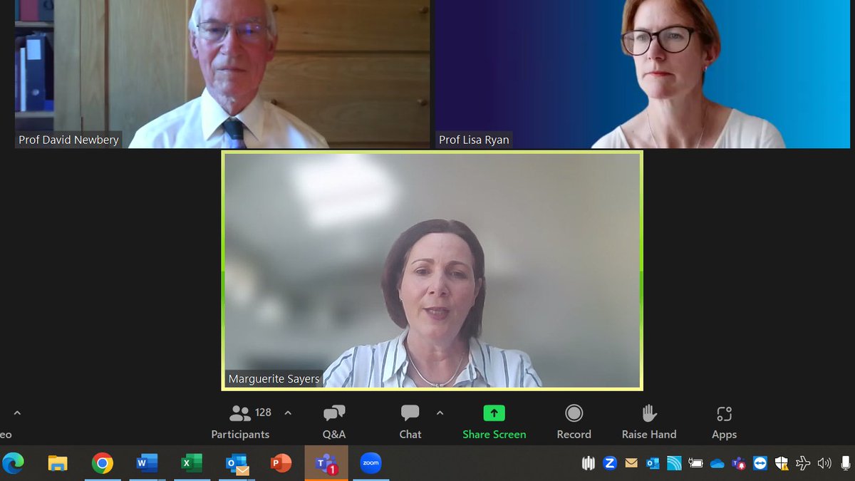 iiea's tweet photo. Opening the event Marguerite Sayers, @ESBGroup  Deputy Chief Executive Officer, welcome Prof. Newbery and underlines the critical juncture Ireland finds itself at, trying to meet #climate commitments, manage #energy security and ensure a #JustTransition #REThinkEnergy https://t.co/bc0ywheBhh
