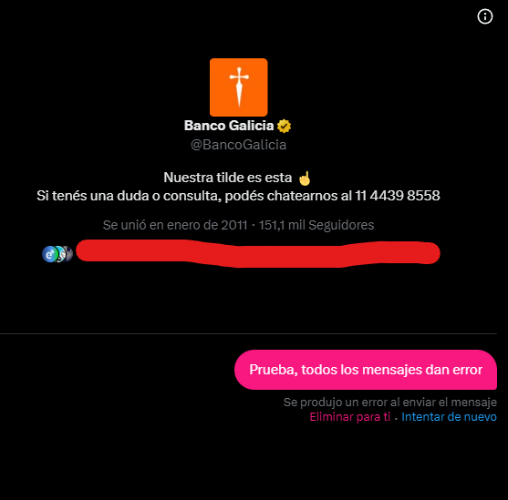 ZarkoMD's tweet photo. @BancoGalicia imposible escribirles https://t.co/FrU9K6qkh0