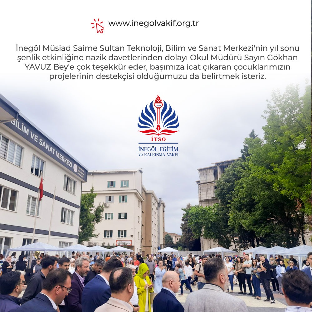 İnegöl Eğitim Ve Kalkınma Vakfı tweet media