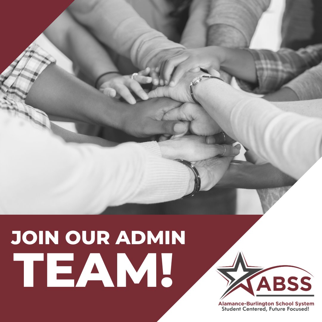 ABSS is using a pool application approach to hiring our incoming Assistant Principals.  We have multiple vacancies in Elementary and Secondary Schools.  Join our Team and apply today!  
Elementary: abss.ted.peopleadmin.com/hire/ViewJob.a…
Secondary: abss.ted.peopleadmin.com/hire/ViewJob.a…
