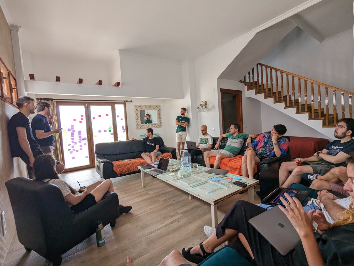LibereTech's tweet image. La semana pasada fue el segundo retreat del equipo de producto. Somos remote-first, y estas dinámicas son imprescindibles para hacer equipo, pasarlo bien, comer mejor, e incluso abordar temas estratégicos complejos.
¿Quieres ser Líbere? liberetech.com/#open-positions
#remotejobs
