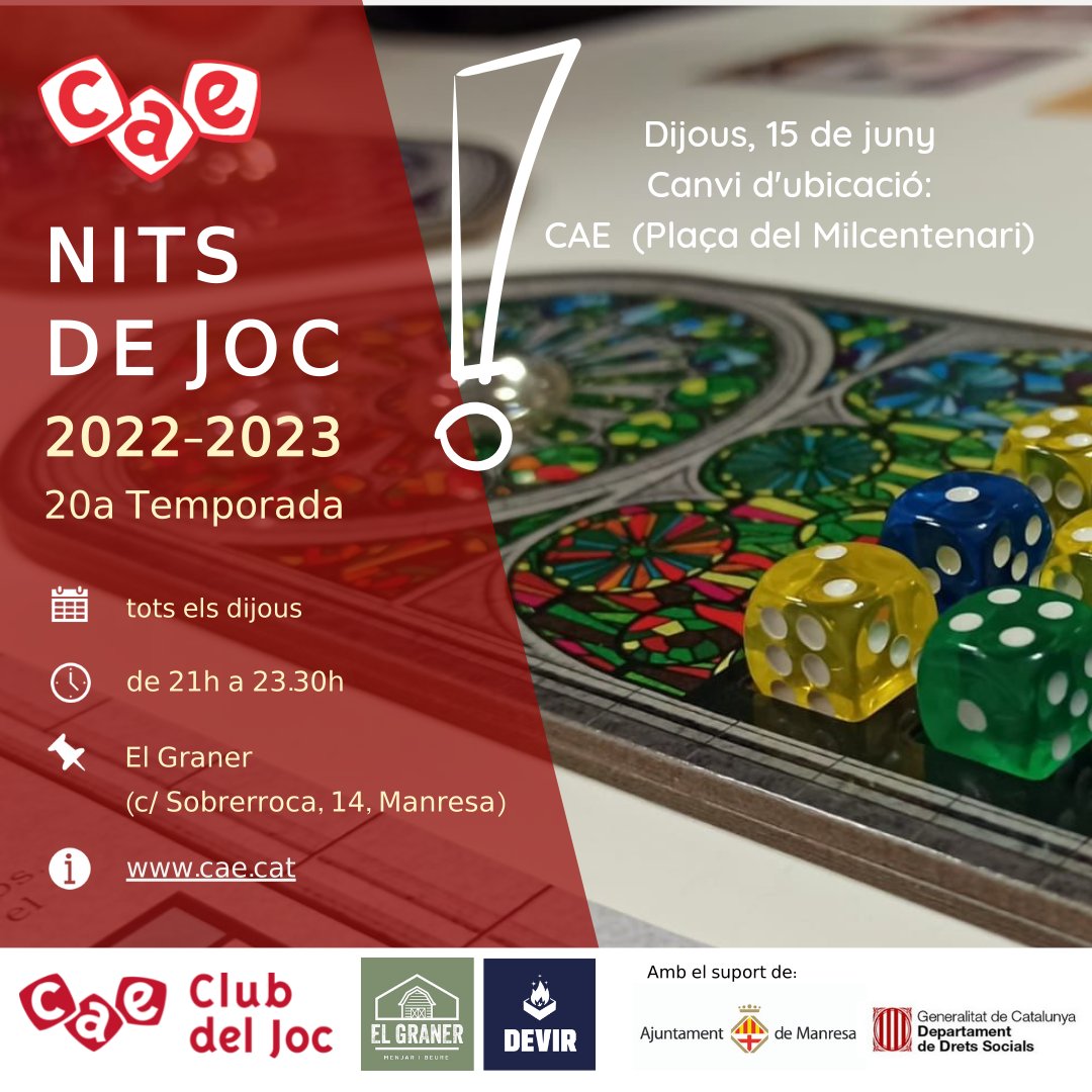 Club del Joc tweet media