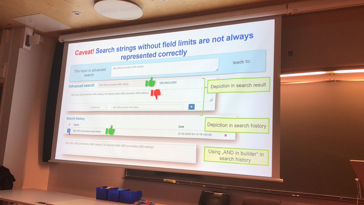 Once you are aware of this, <a href="/epistemonikos/">Epistemonikos</a> might return more precise results  #eahil2023