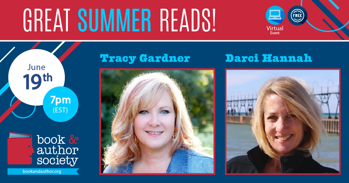 bookandauthors's tweet photo. Join #BookAndAuthor on Monday, June 19th at 7pm Eastern for a FREE fun webinar with two great cozy mystery authors,  Tracy Gardner and Darci Hannah. Get all the details and register at https://t.co/DARXXptGuu
@TracyGardner_ https://t.co/TXQ4dnogqT