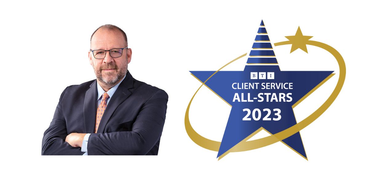 Calfee Partner and Corporate & Finance Co-Chair Karl S. Beus was recognized by @BTIConsulting as a 2023 Client Service All-Star. Read more: lnkd.in/gYWDQFEg #finance #lawyer
