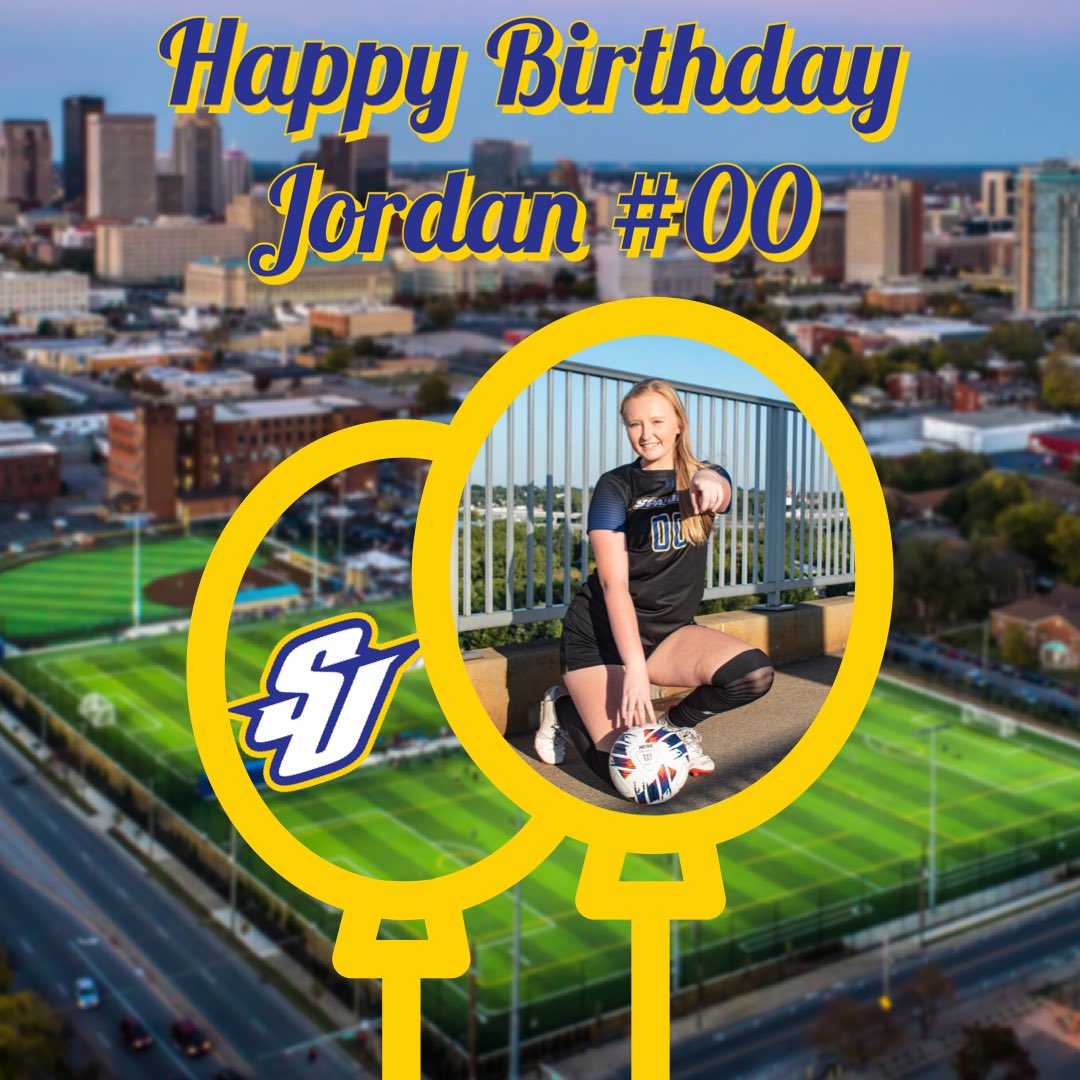 spaldingwsoccer's tweet photo. 🎊🎉HAPPY BIRTHDAY🎉🎊 Jordan! We hope you have the best day and an amazing year ahead! #SUWS #DoExtra #wingups https://t.co/JralyXDCpt