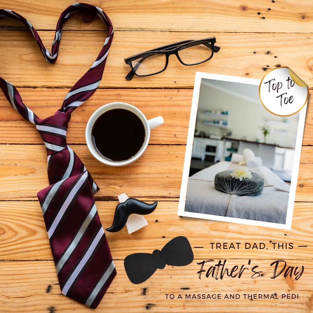 SheerBlissmass's tweet photo. Treat dad at home this #FathersDay to a hot stone massage with a thermal pedi 🔥
Give Dad a cosy oasis of relaxation https://t.co/cW6kBL0nPz