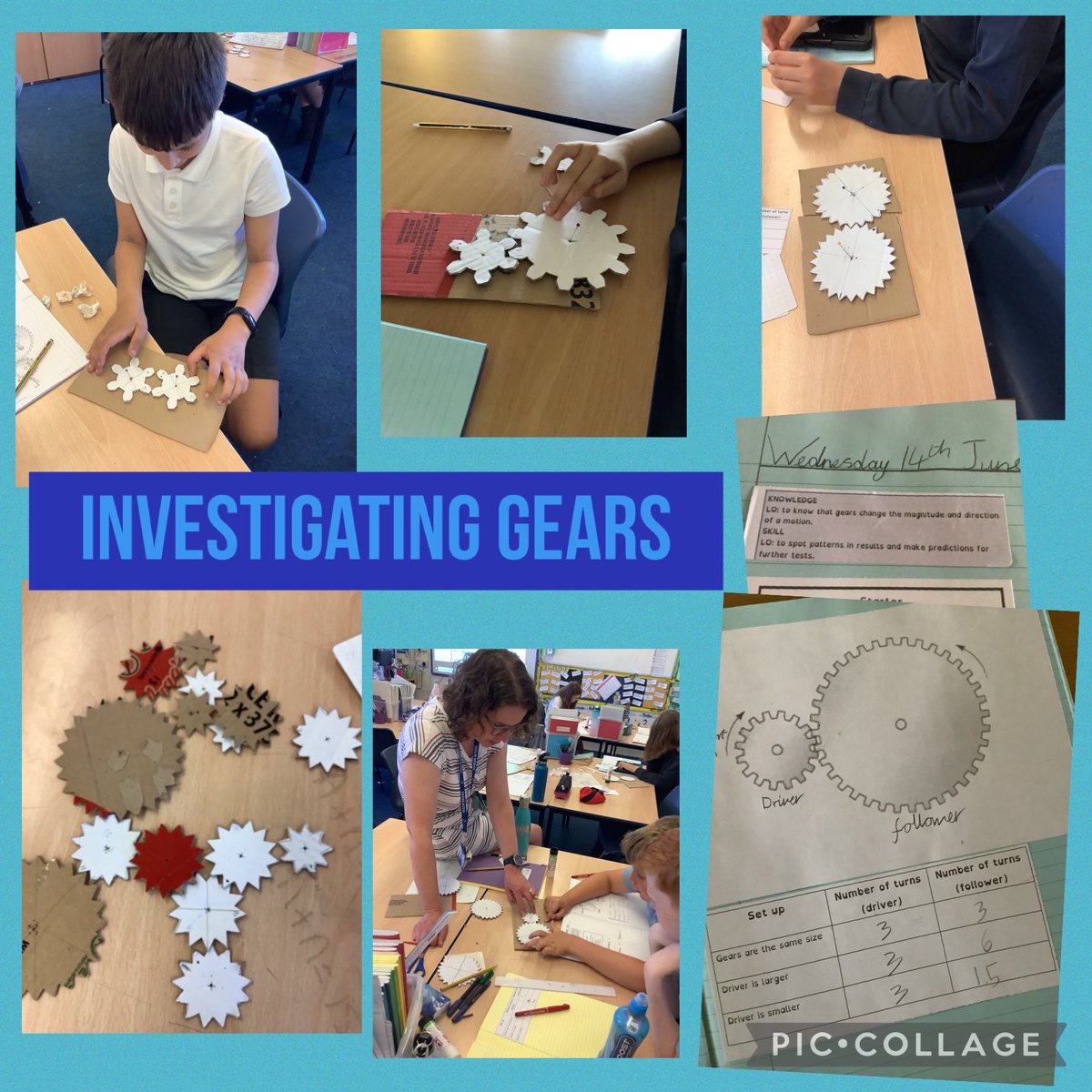 A great afternoon of science, investigating  gears and finding out how they work ⚙️⚙️