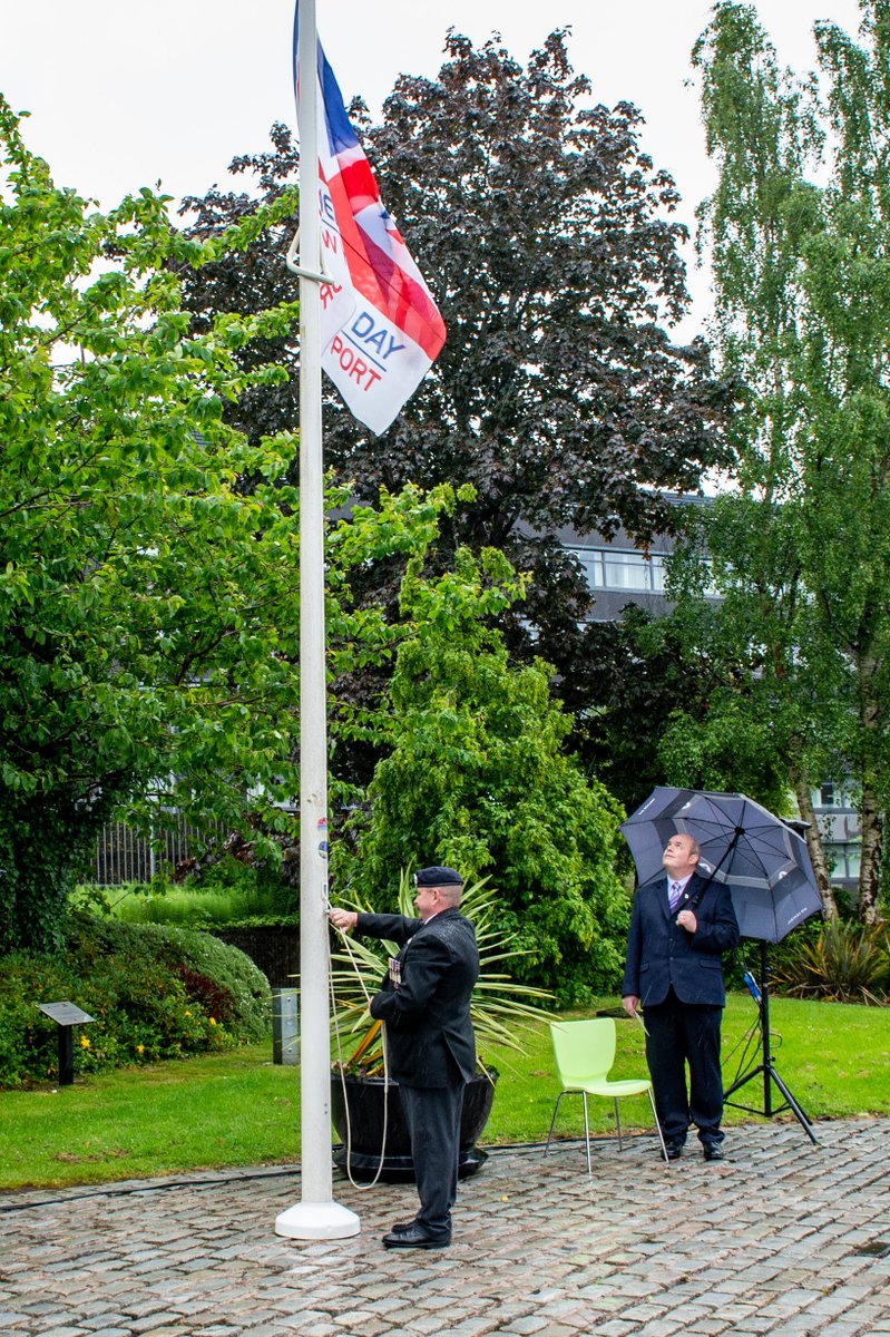 RenCouncil's tweet photo. The Armed Forces Day flag will be raised outside Renfrewshire House in a short service at 11am on Friday 16 June.

Read more: https://t.co/7UWm4nVt3z https://t.co/MqQpG7jTTz