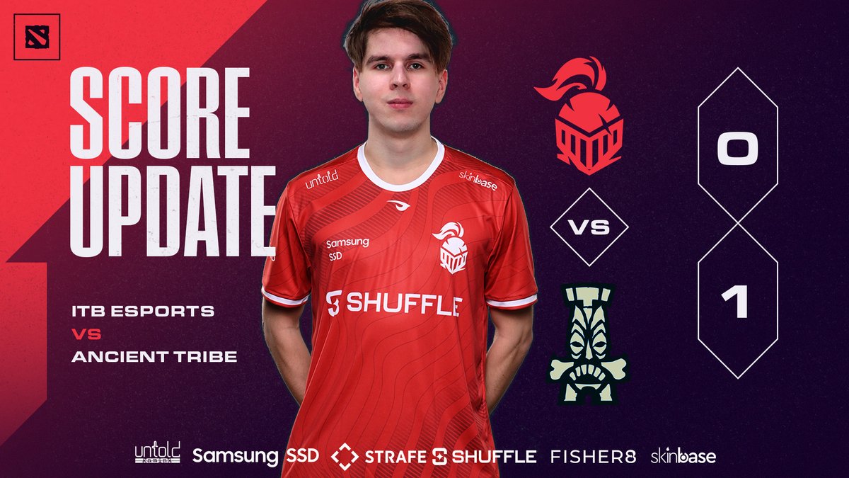ITBesports's tweet photo. After a tough battle, we lose the first map

📺 https://t.co/qjhUbIn0p6 

#ITBDOTA #UpTheKnights https://t.co/HACjfv9jAE