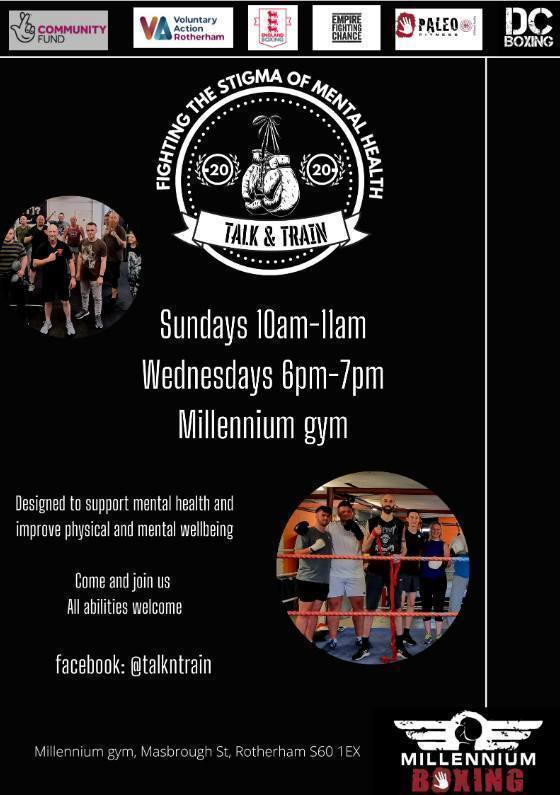 Stag_RosePPG's tweet photo. #wednesdaymotivation #FREE Boxing Fitness session Millennium Boxing Masborough St S60 1EX

@TalknTrain @dcboxingfitness 🥊🥊

For all abilities; improve your fitness, well being and mental health

#talkandtrain #fightthestigma #fitness #peersupport #mentalhealthmatters https://t.co/pzMehewlHq