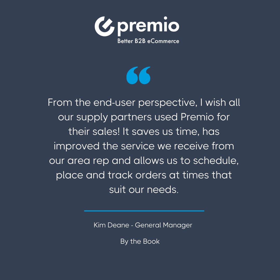 premiob2b's tweet photo. We’re delighted to share this glowing reference from a valued Premio user.
If you’re ready to unlock the potential in your B2B online sales and transform how you do business, explore Premio @ https://t.co/AkXYLeJyiC

 #CustomerSuccess #BusinessGrowth #premio https://t.co/NYFAIq2527