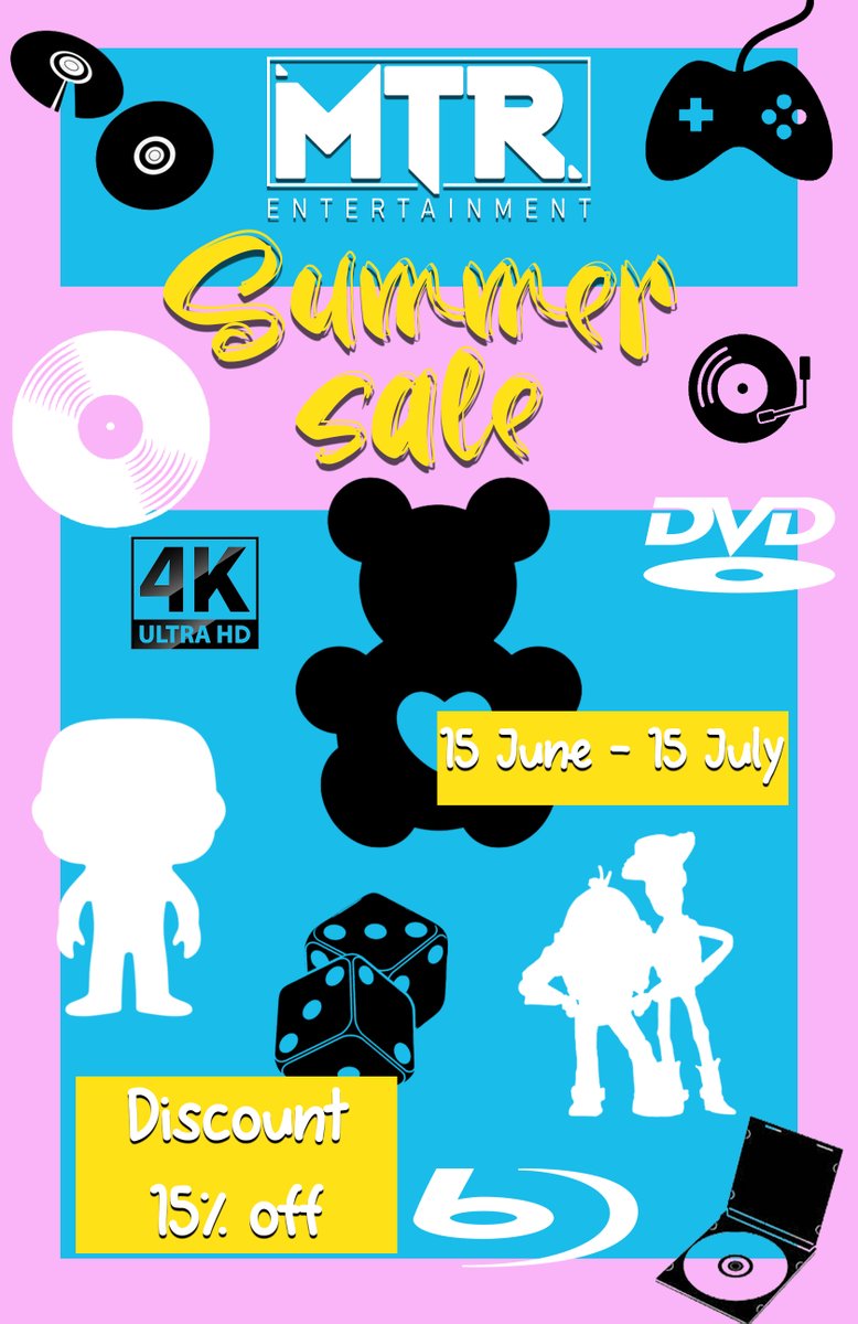 Mtr_Ent's tweet image. The MTR Summer Sale has Started!

Get 15% off all orders* using code MTRSUMMER15 at checkout.

#MTRsummersale #ebay #ebayshop #ebayuk

*15% off all orders over £10. Code valid from 15/06/2023 - 15/07/2023