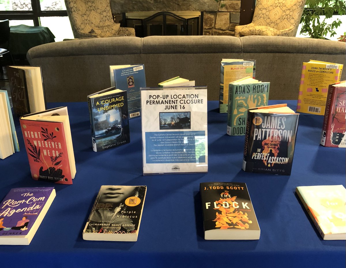 This week we bid a fond farewell to the pop-up location of the Clinton Branch Library. Thanks for these years in partnership <a href="/PGCMLS/">Prince George's County Memorial Library System</a>!