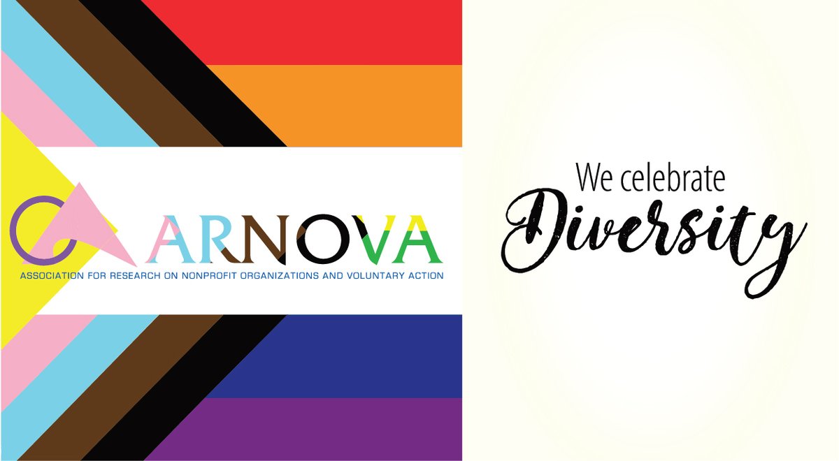 ARNOVA's tweet photo. Celebrating diversity is a year-round commitment for us. Through different initiatives, such as #ARNOVA's LGBTQIA Common Interest Group and Diversity Professional Development Programs, we strive to make our community welcoming and supportive for everyone. Happy #PrideMonth! https://t.co/JxeZWRcIDi