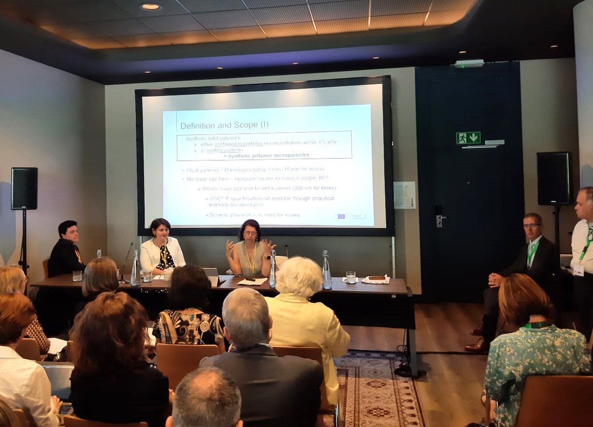CosmeticsEur's tweet photo. Now @ #CEAC2023 – informative discussion on the European Commission Microplastics restriction proposal &amp; what it means for the #cosmetics industry Our panellists: Patrizia Tosetti @EU_Commission @EU_Growth, Meglena Mihova @EPPA1987 Filipe Almeida @Cefic &amp; John Chave @CosmeticsEur https://t.co/dWze74u5ky