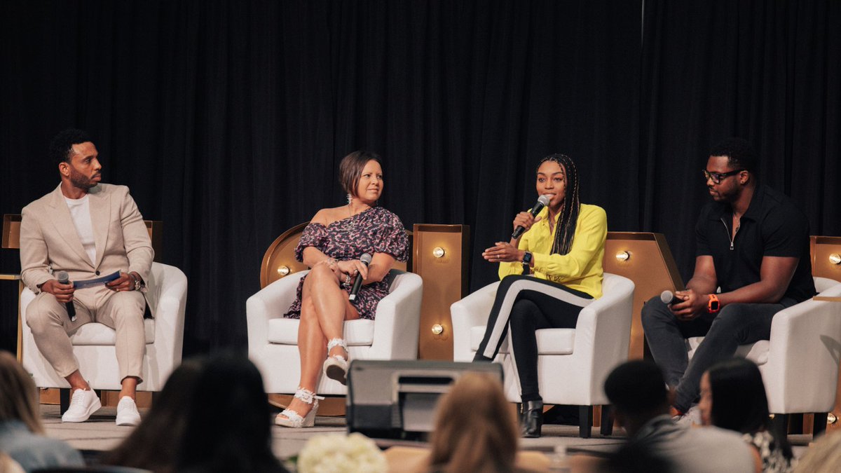 160over90's tweet image. We worked with #InvescoQQQ to support their sponsorship of the second annual @NILSummit held at the College Football Hall of Fame in Atlanta, GA. Invesco QQQ hosted 2 panel sessions featuring industry experts @WME’s @ReneeMontgomery and @Your_RichBFF. @invesco_us #NILSummit