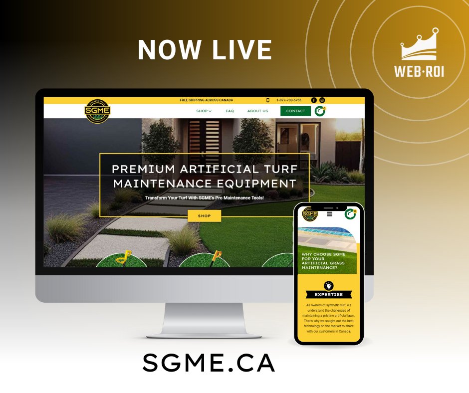 We're thrilled to announce the launch of SGME's brand-new e-commerce platform! 🎉  Get a glimpse of our work at sgme.ca! #digitalmarketing #shoppingexperience #webdesign #marketing #design #bestofweb #topnews #equipment