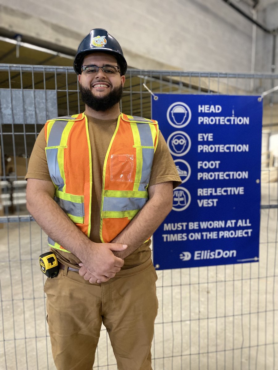 COBTHammerHeads's tweet image. Meet Hamid from Group 52 who has just started his registered apprenticeship with @UALocal853 working for #ActiveFireProtection