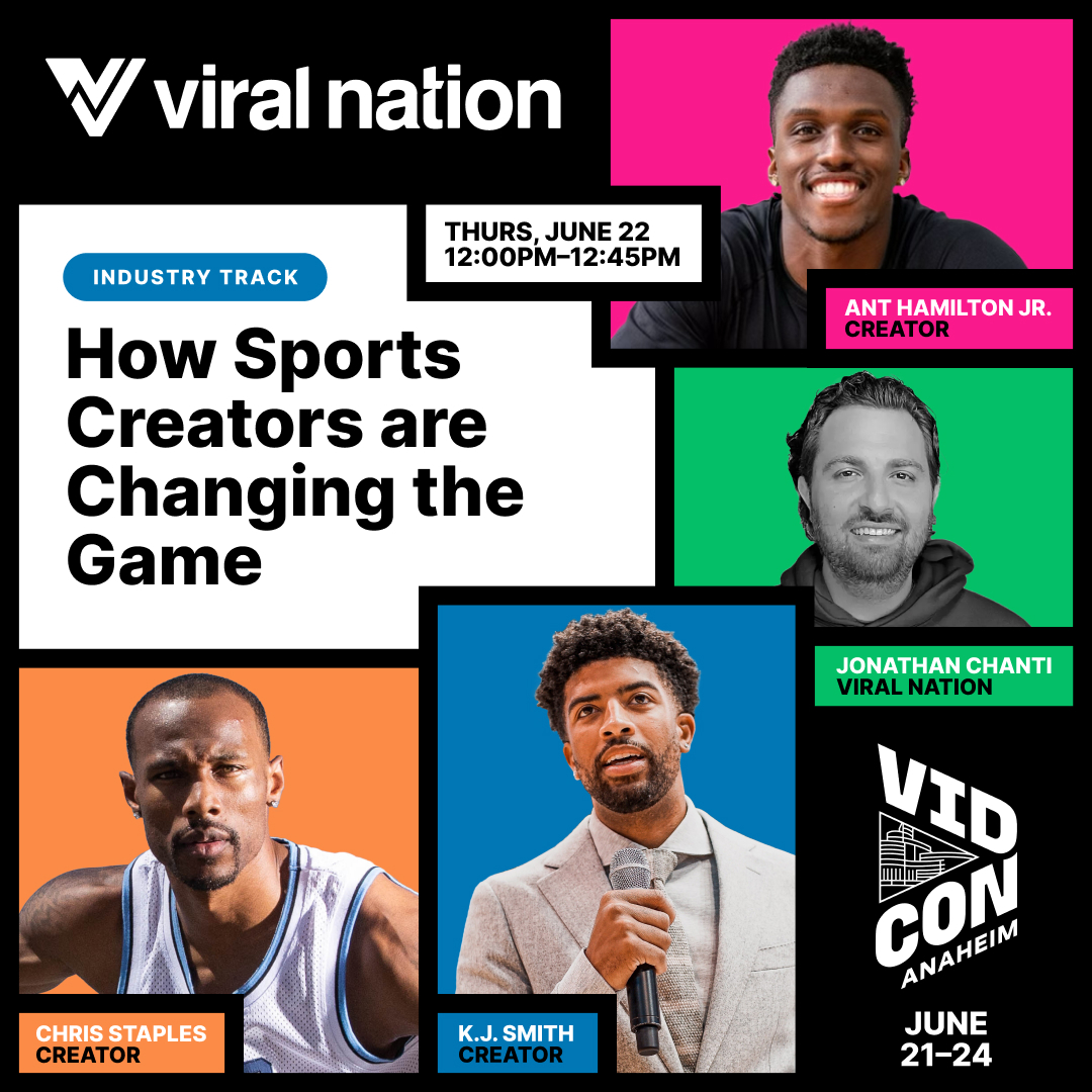 We are excited to announce one of the three insightful panels featuring Viral Nation's talent and sports industry experts on the topic of "How Sports Creators are Changing the Game". This sports-focused panel features dunk experts like <a href="/hamilt0njr/">Anthony Hamilton Jr</a>  and <a href="/iamchrisstaples/">Chris Staples</a>, along