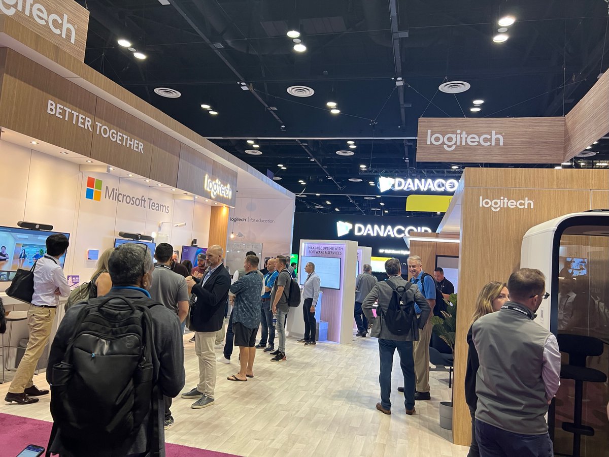 Kicking off #InfoComm23 with a bang, #AVtweeps! See more from day 1 ⬇️ <a href="/HallTechAV/">Hall Technologies</a>, <a href="/PeerlessAV/">Peerless-AV</a>, <a href="/LogitechBiz/">Logitech for Business</a>