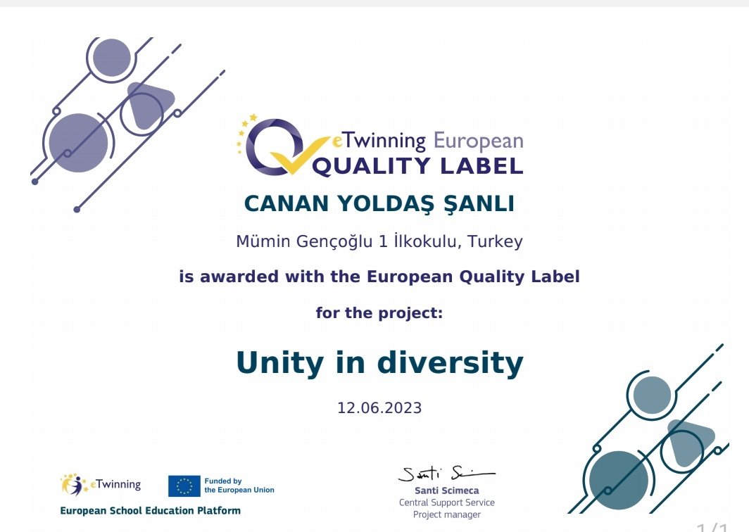 mumingencoglu1's tweet photo. Sınıf Öğretmenimiz Canan Yoldaş Şanlı 3 eTwinning Avrupa Kalite Etiketi ile okulumuzu gururlandırdı. Kendisini, öğrencilerimizi ve ortaklarını kutluyoruz 💐
@metin_esen @yildirimilcemem @oz_harun https://t.co/kKGjfrDDlm