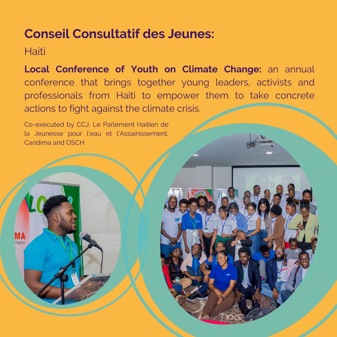 #Climatecrisis & Environmental degradation are violent acts that harm future generations, especially #youth. 
🌍 Check the post below to see how our#UNOY Members from Nigeria, Burkina Faso and Haiti are involved in climate action while addressing security concerns!

#Youth4Peace