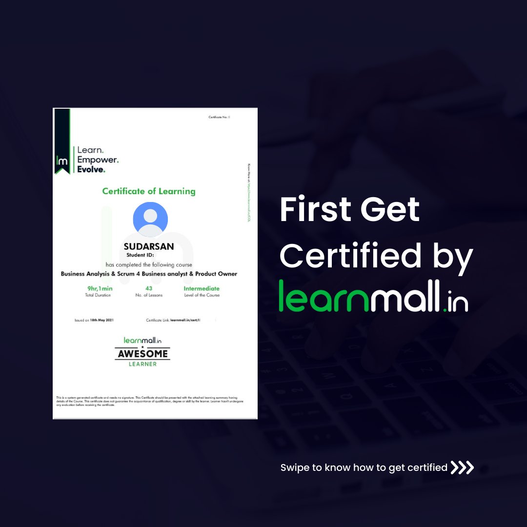 learnmall's tweet image. 1000's of latest in demand technology courses in 6+ languages > Get certified on course completion > Apply to too jobs by India's best employers.
#onlinelearning #javaprogramming #learnjavaonline #pythononlinetraining #reactonlinetraining