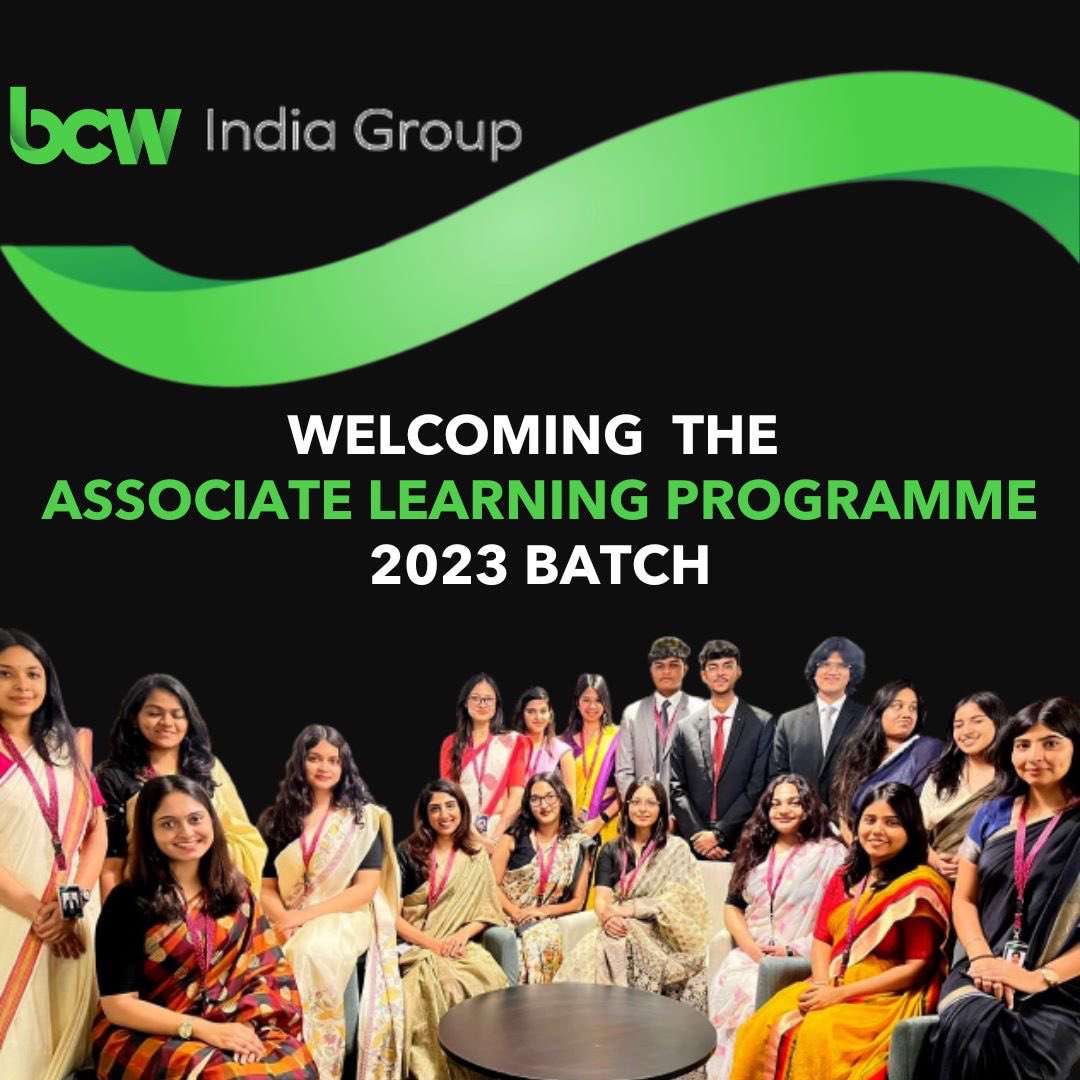 Welcome aboard! BCW India Group welcomes the ALP batch of 2023 as they embark on a thrilling adventure of growth, collaboration, and success. Let's soar to new heights, united as one team!