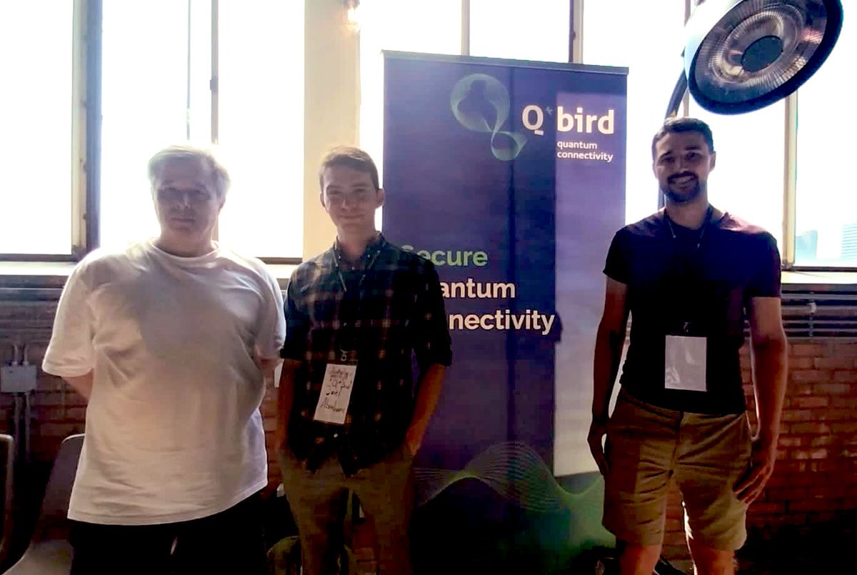 📸 Spotted at Showcase: Delft Quantum Technologies ➡️ QIA members @Qbloxquantum, @qphox_quantum and Qbird 🗓️This event is part of @QuantumDeltaNL’s Quantum Meets happening this week. 🔗Visit quantummeets.com for a list of other activities happening this week.