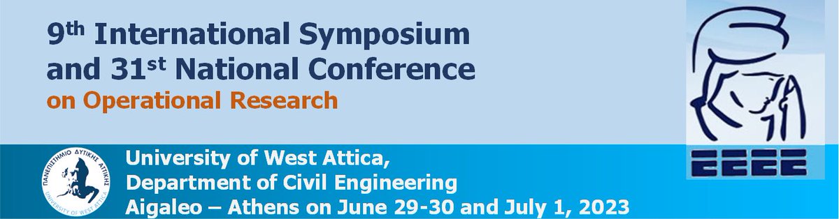 📣 🔜 Great news! 🙌

#energate_eu will participate at the 9th International Symposium &amp; 31st National Conference on Operational Research! 👏

🌐 Athens 🗓️ June 29-30 &amp; July 1 🗓️

🧐 2⃣  papers 📜will be presented by <a href="/DSS_Lab/">NTUA DSS Lab</a> 🔝

Check 👉👉 shorturl.at/knDHS

#LIFEAmplifier