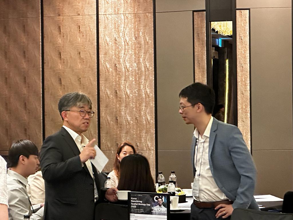 ✨ NanoString Korea Spatial Biology Day 2023! ✨
🙏 Thank you to all the speakers and scientists for joining us!
💡 Inspiring discussions, innovative research, and networking fueled by NanoString's CosMx and GeoMx platforms @nanostringtech <a href="/1stPhilekorea/">1st Philekorea Technology</a>
#CosMx #GeoMx