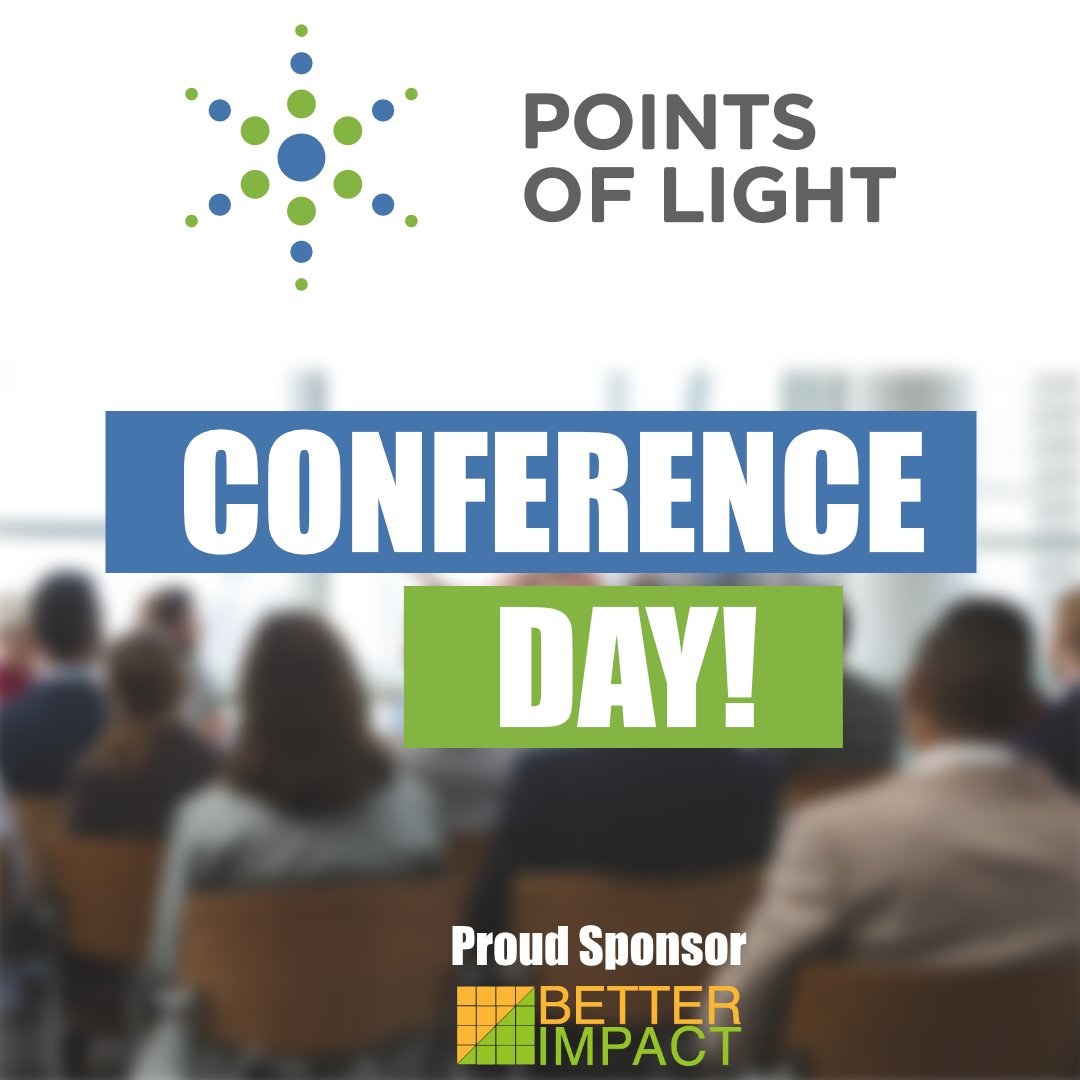 Wishing all the incredible attendees of the Points of Light Conference a fantastic time! 

Stop by the Better Impact booth in the Exhibit Hall and say hello to our team!

#conference #LoVols #PointsofLight23

@PointsofLight