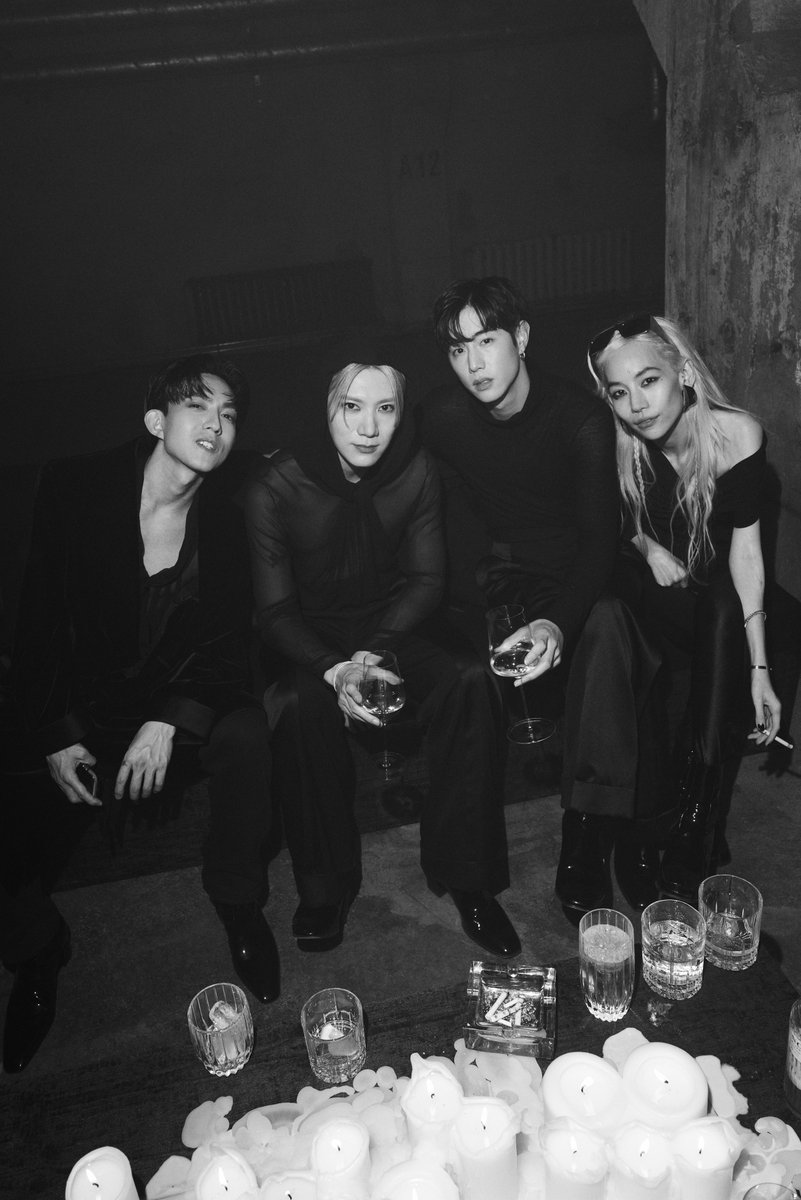 YSL's tweet image. Afterparty
Men's Summer 24
by Anthony Vaccarello

Yoga Lin, Ten, Mark Tuan &amp;amp; Kitty Chicha

#YSL #YvesSaintLaurent #SaintLaurent