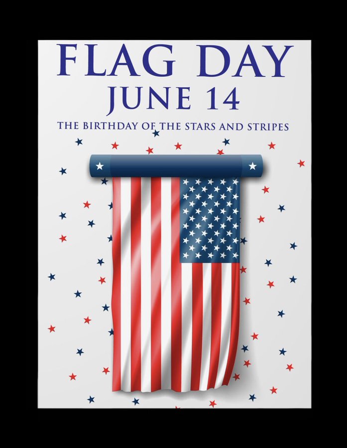 Happy Flag Day #NationalFlagDay #AmericanFlag #USAFlag #UnitedWeStand #StarsAndStripes #OldGlory #FlagDay #HonorTheFlag #RedWhiteBlue