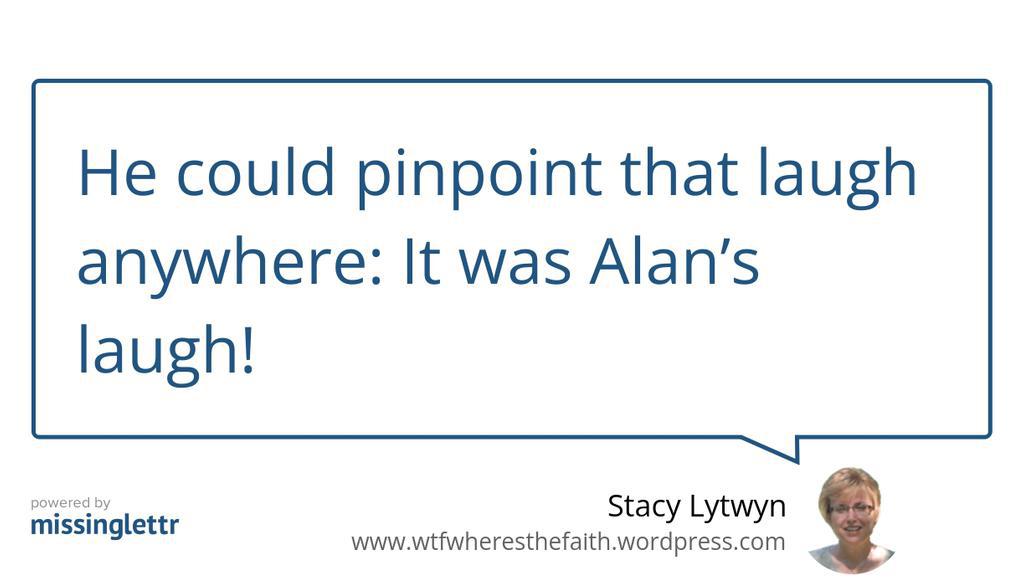 And so, with Alan’s spirit cheering them on, the band played their hearts out that night.

Read the full article: Alan: Heeeee’s Back!
▸ lttr.ai/ACpR9

#Laughter #JoyfulLaughterCarrying #CanTStopLaughing #Laugh #Faith #Ghosts