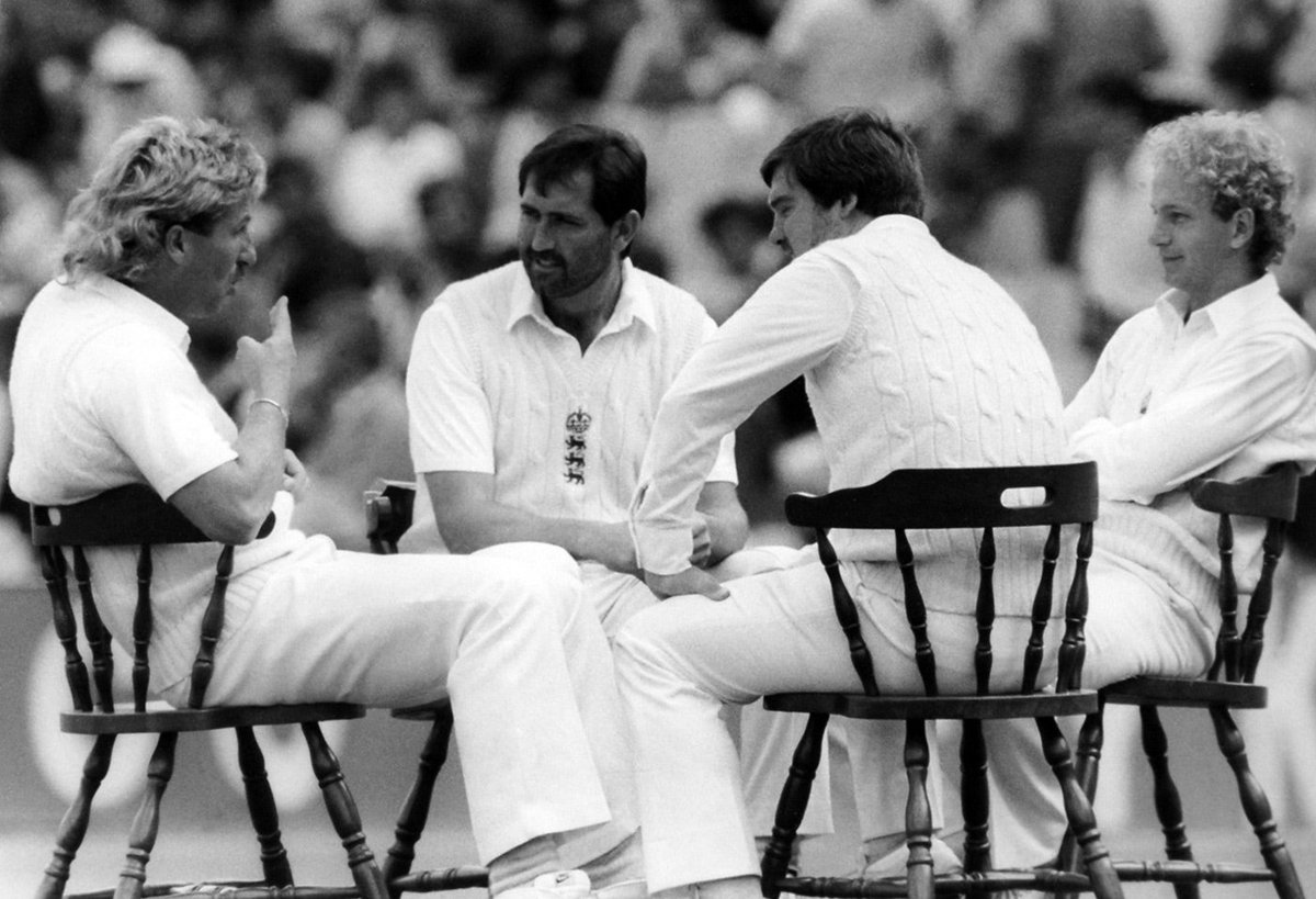 Cricketing 🏏 greats from yesteryear. 

#80s #Cricket #Legends #England 🏴󠁧󠁢󠁥󠁮󠁧󠁿