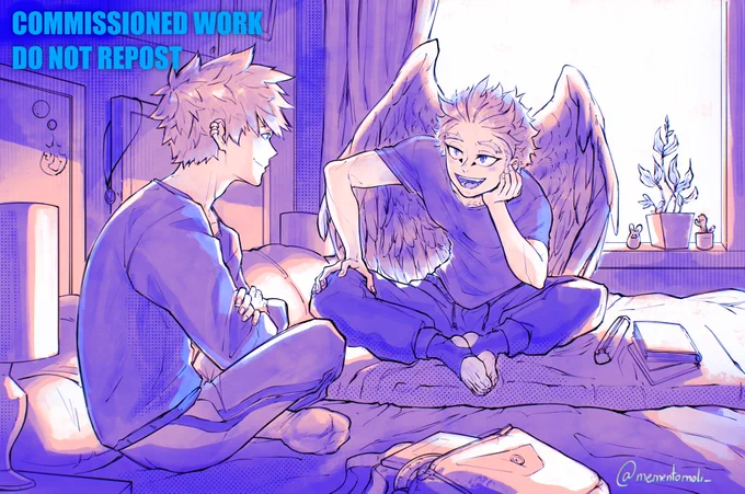 Dabihawks c0mm Well, more like student roommates Touya and Keigo 