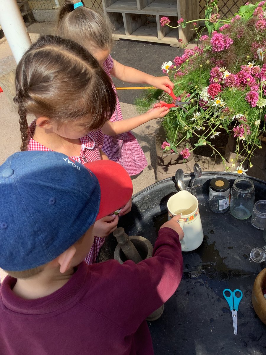 EYFS have been exploring the outdoor environment and using flowers and herbs to make their own potions. They’ve loved using trial and error to make their potions look and smell how they wanted them to 🧪
<a href="/GreatSciShare/">Great Science Share for Schools</a> #GSSfS2023 #Bridlington #OGDENTrust