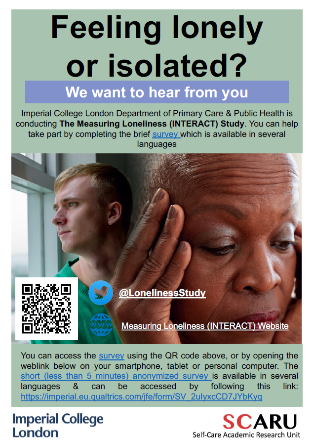 Humber NHS Research Team (@researchhumber) on Twitter photo 12-18 June is #lonelinessawaressweek aiming to recognise loneliness as a widespread concern and address the causes 🙁🧠In line with this we're looking for Participants 16+ years old, for the <a href="/LonelinessStudy/">Measuring Loneliness in UK (INTERACT) Study</a> contact us <a href="/ResearchHumber/">Humber NHS Research Team</a> for more info! 12-18 June is #lonelinessawaressweek aiming to recognise loneliness as a widespread concern and address the causes 🙁🧠In line with this we're looking for Participants 16+ years old, for the <a href="/LonelinessStudy/">Measuring Loneliness in UK (INTERACT) Study</a> contact us <a href="/ResearchHumber/">Humber NHS Research Team</a> for more info!