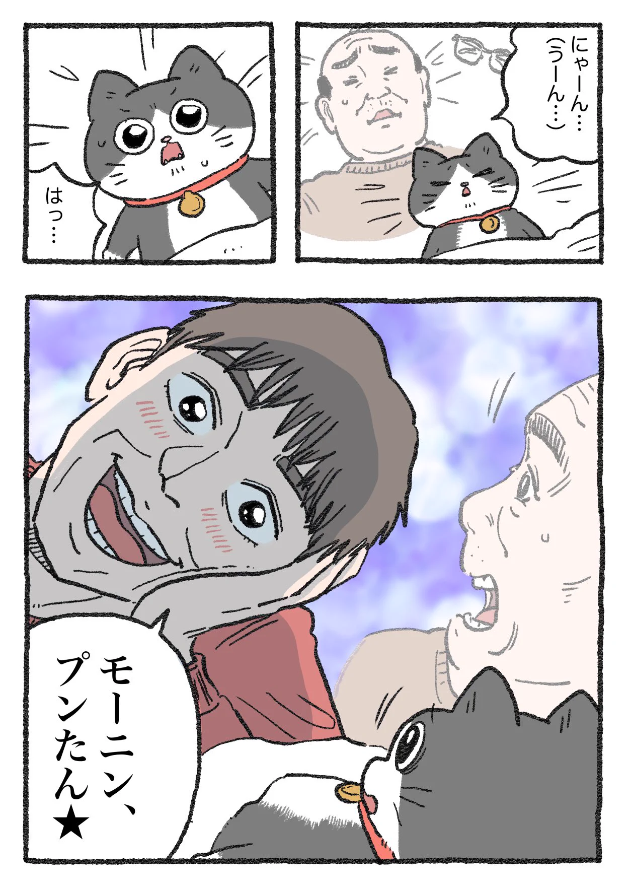 「ねこ転」その130が公開！寝起きのプンちゃんがびっくりしたものとは…！？