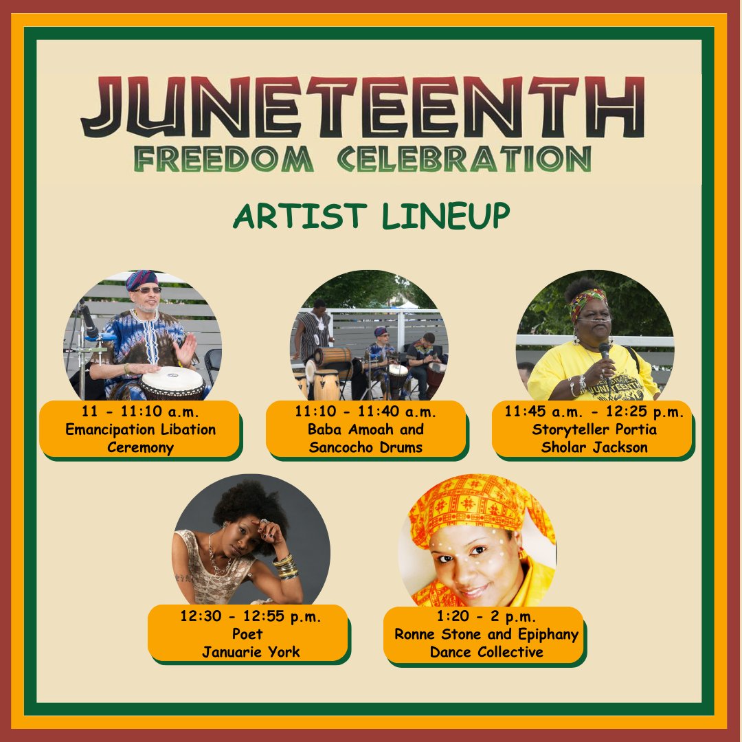 With African drumming, dance, poetry, and storytelling, you won't want to miss this year's Juneteenth Freedom Celebration! Join us on Saturday, June 17 from 10 a.m. - 2 p.m. in Tarkington Park to experience it for yourself. RSVP at …freedomcelebration2023.eventbrite.com