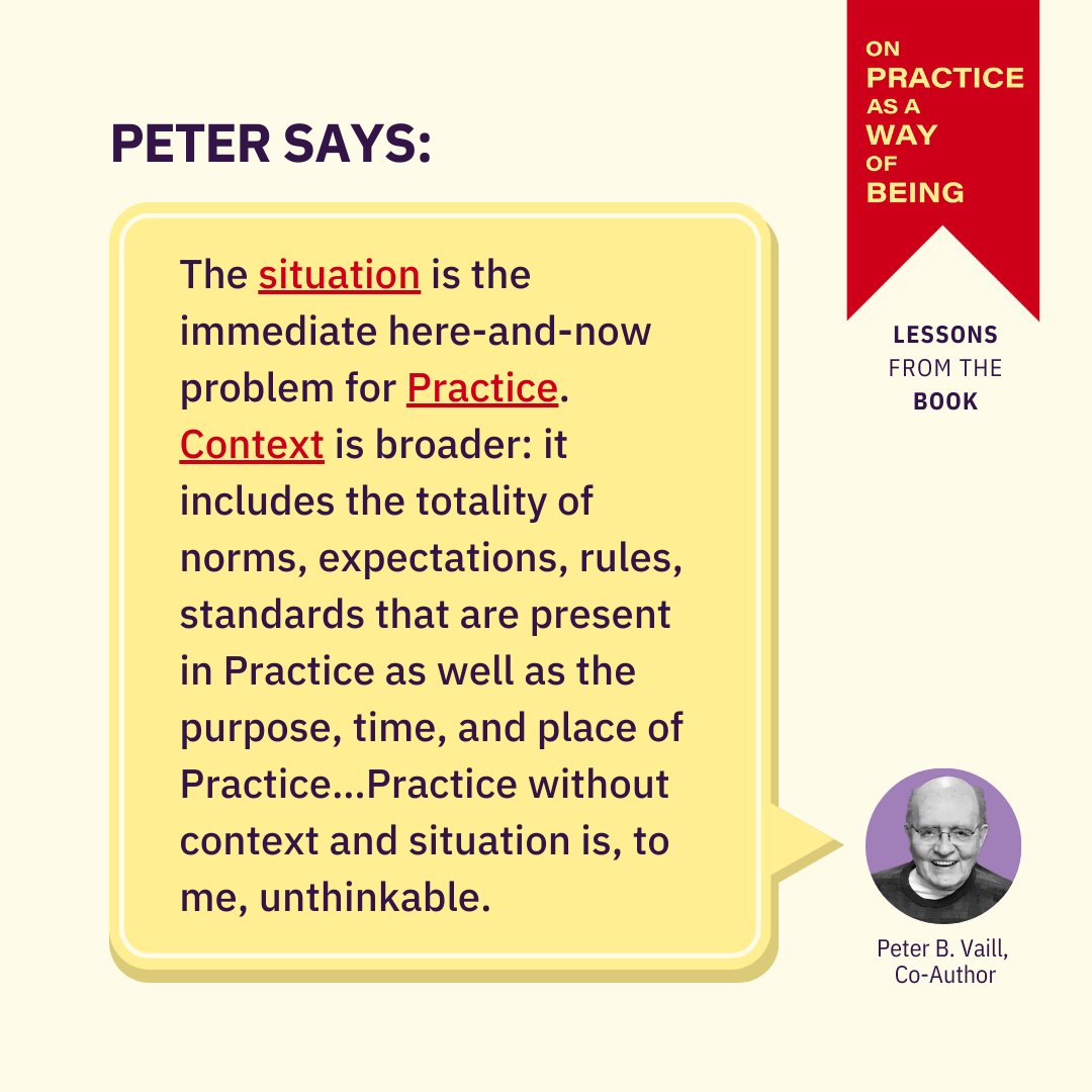 Can practice exist without context? For that matter, can anything? Take a moment to look around and soak it in. 🔭

linktr.ee/yourpractice 👈

#wednesdaywisdom #ebook #socialscience #leadership #changemanagement #organizationdevelopment #quotes #contextmatters