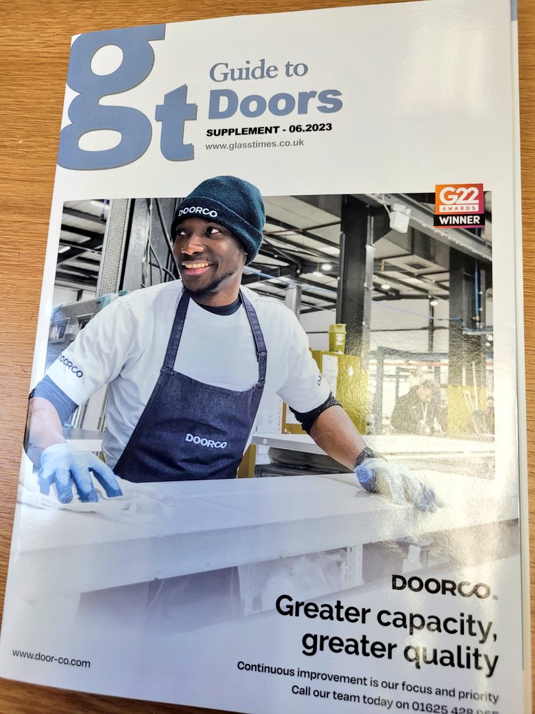 VistaPanelsltd's tweet photo. We celebrate a decade of success in @glasstimes guide to doors supplement. #news #glassnews #marketing @PurplexUK https://t.co/j4dQa5MNVM