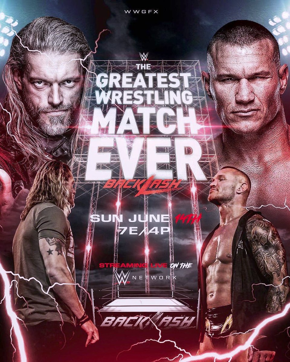 6/14/2020

The Backlash poster.

#WWE #Backlash #Edge #RandyOrton #WWEPerformanceCenter #Orlando #Florida